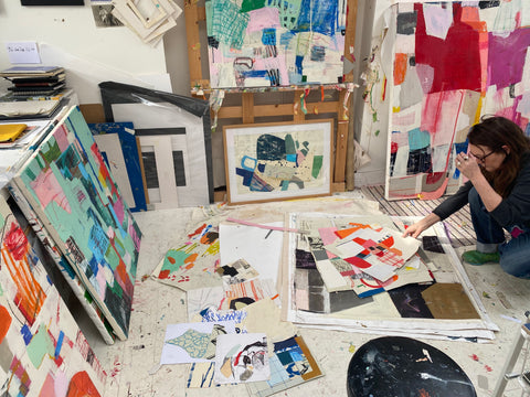 Sara Breinlinger at her studio in East London