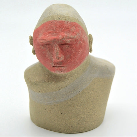 Sally Fitchard 'Little Red' ceramic sculpture 11.5 cm x 8.4 cm x 11. 2 cm