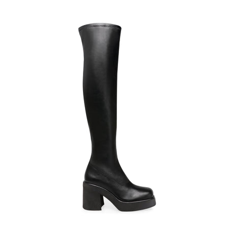 Steve madden hot sale black leather boots