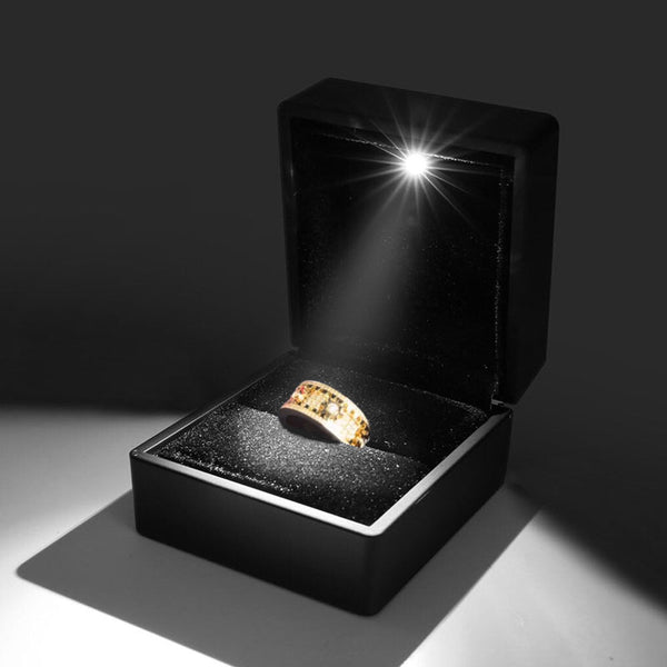 Eternity Ring Box with Light