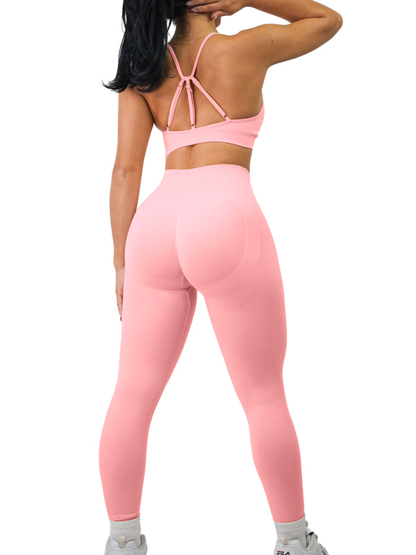 Figure Seamless Leggings (Bubble Gum Pink) YONDIT, 44% OFF