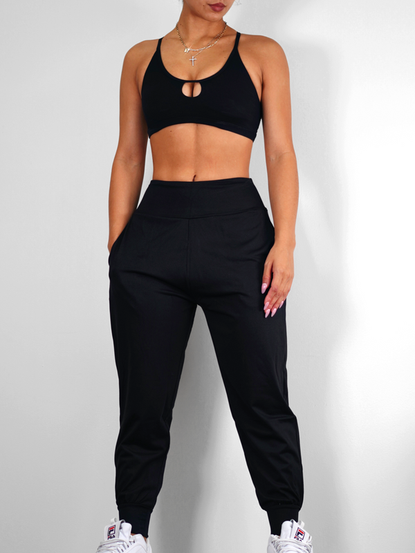 Snatched Cargo Pants (Black) – Fitness Fashioness