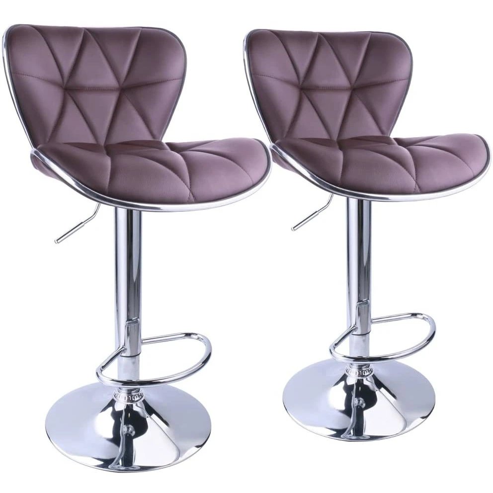 shell back adjustable swivel bar stools