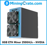 NEW ETH mining rig 8*Nvidia 1070 8GB GPU miner 250MH/s with GPU - Digital Eth Z1