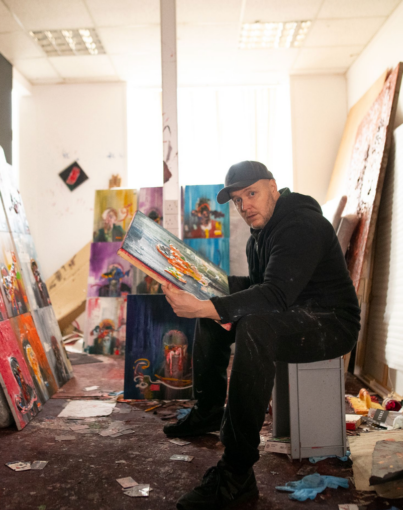 Lincoln Townley in his Cheshire studio, 2020 2