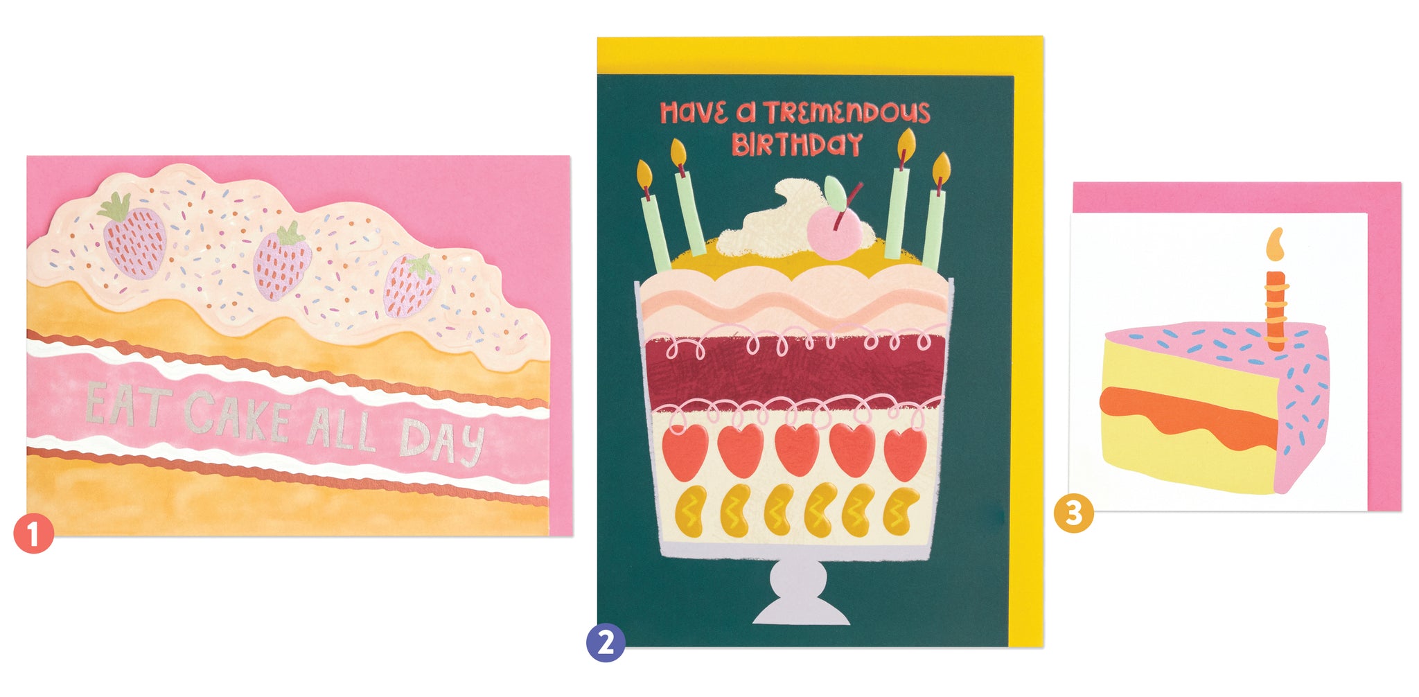 Cake Birthday cards by Raspberry Blossom