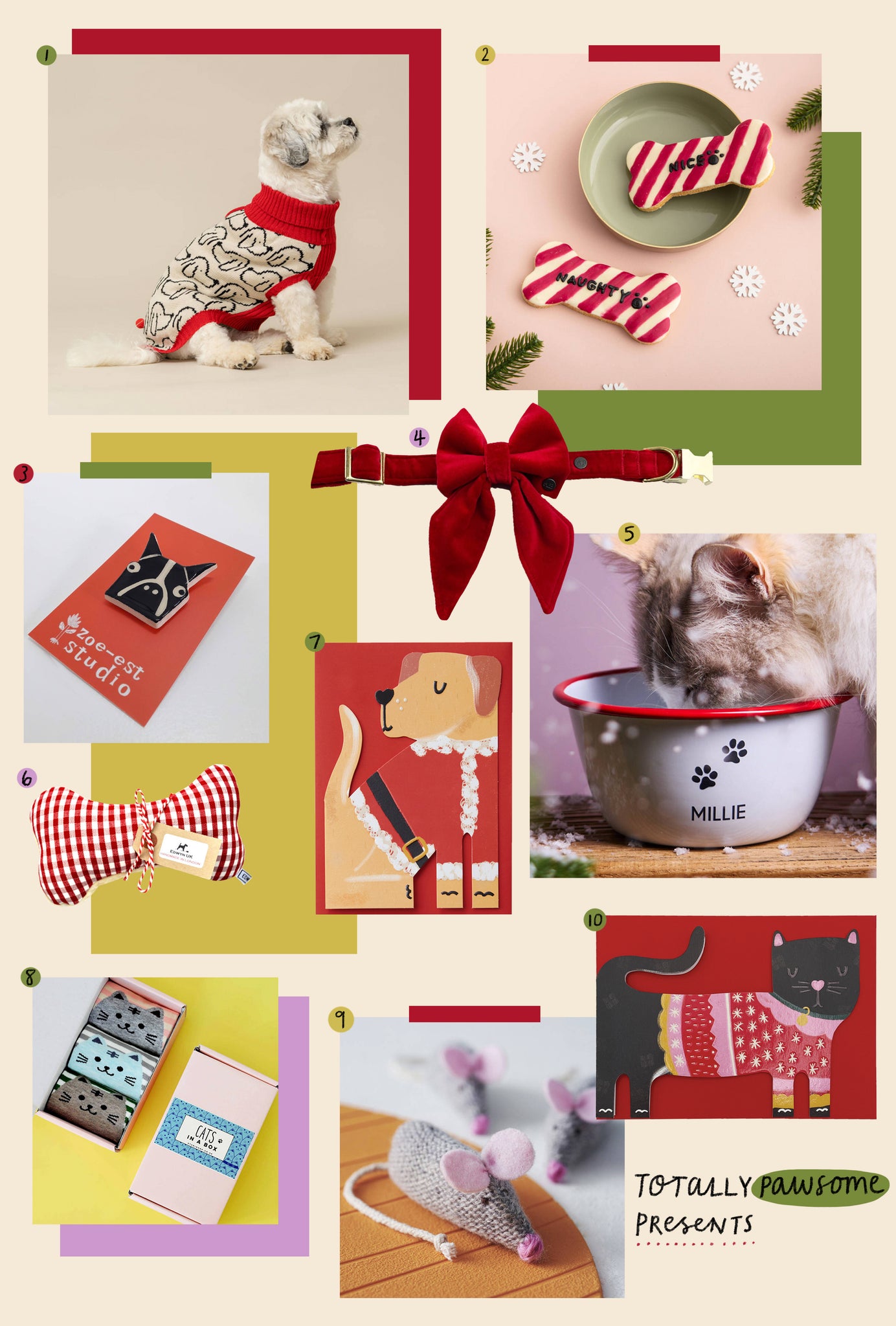 Small Business Christmas Gift Guide for pets and pet lovers | Raspberry Blossom