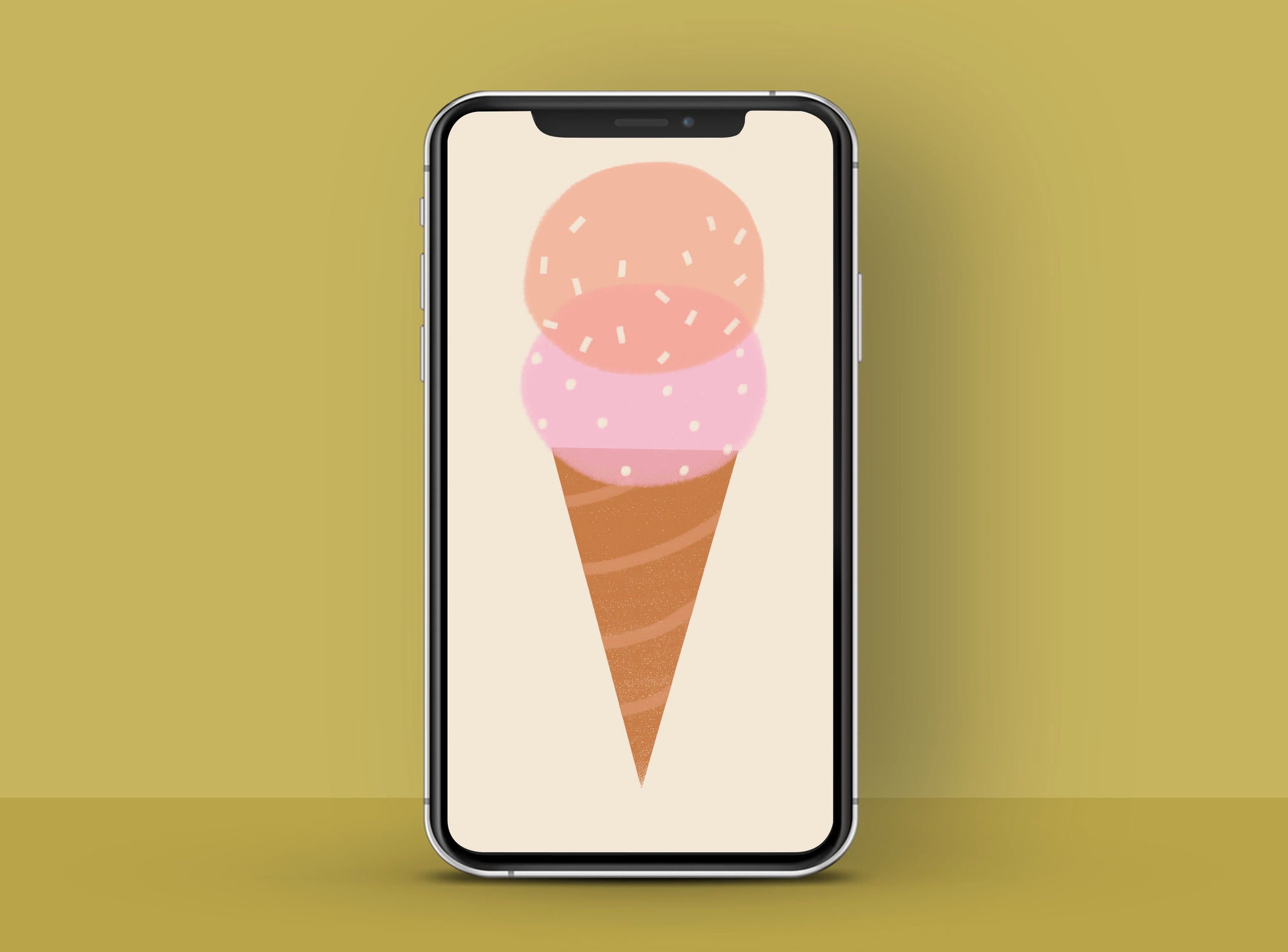 delicious ice cream phone wallpaper | Raspberry Blossom