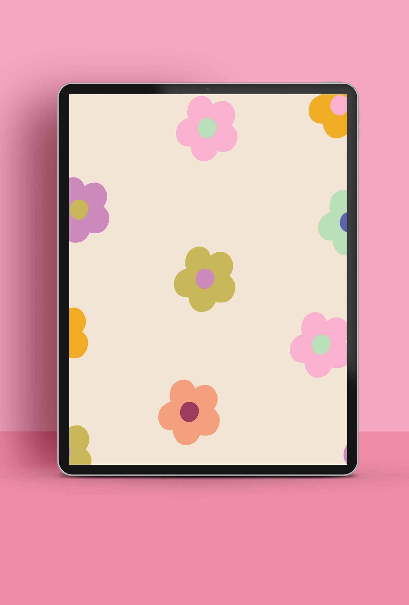 Colourful Daisies Free HD Tablet Wallpaper Download | Raspberry Blossom