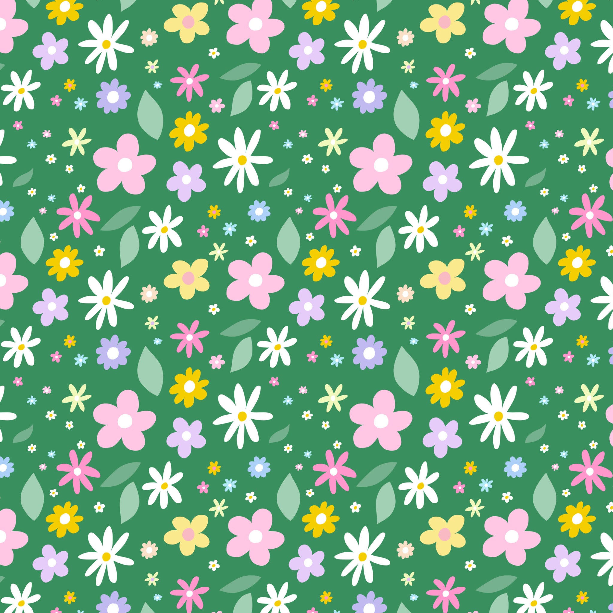 Colourful Floral Spring Pattern Free HD Tablet Wallpaper Download | Raspberry Blossom