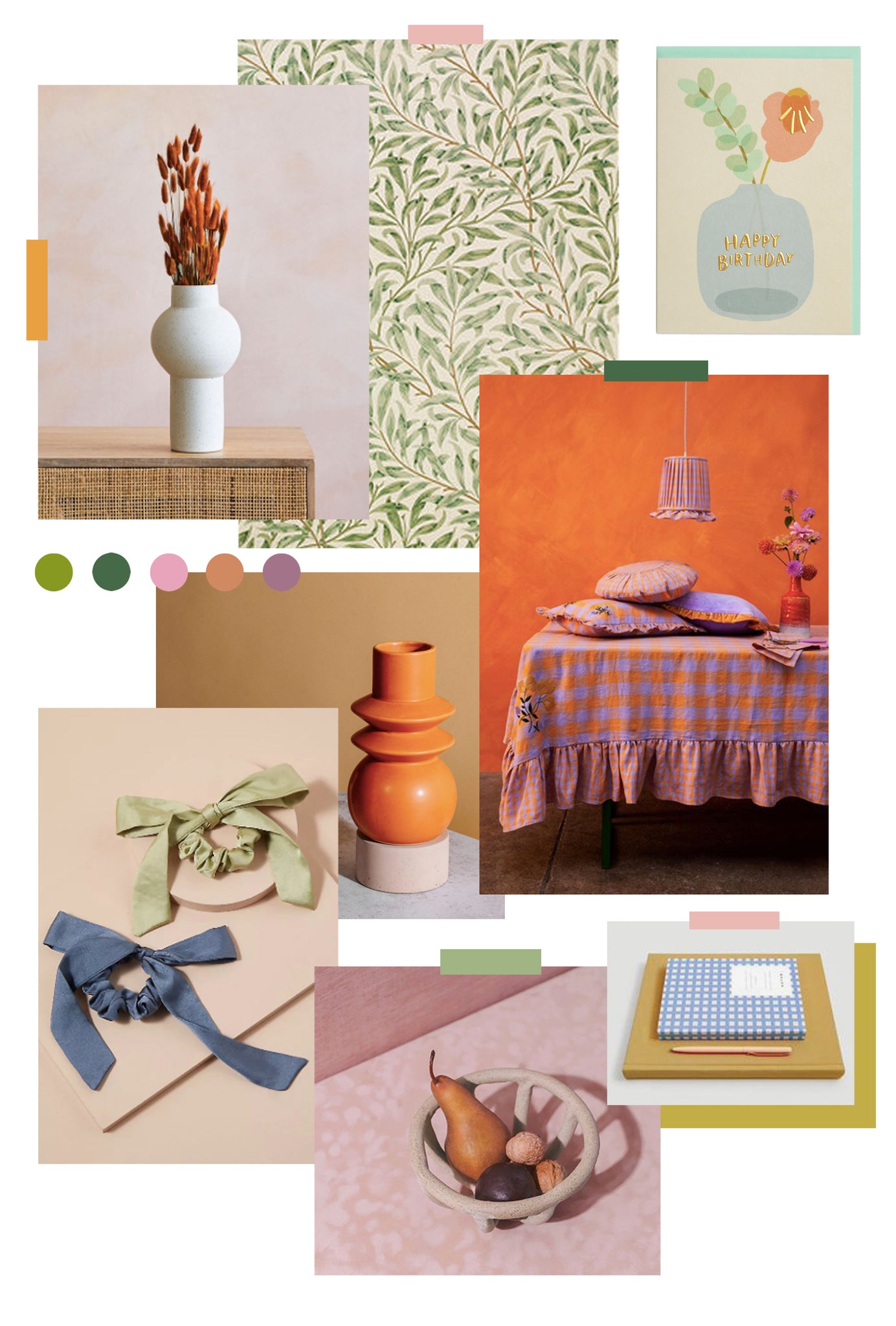 Trend Forecast: Cottage Cool Mood Board | Raspberry Blossom