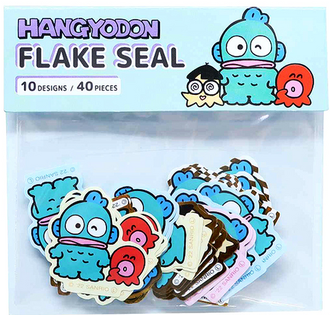 Hangyodon die-cut sticker flake pack