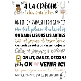 Affiche Règles de vie chez mamie et papy. – Omade