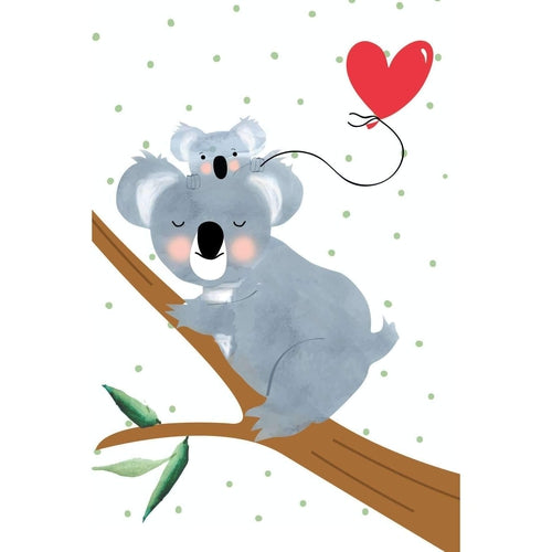 Decoration Chambre Affiche Prenom Bebe Illustration Koala Pour Beb Omade