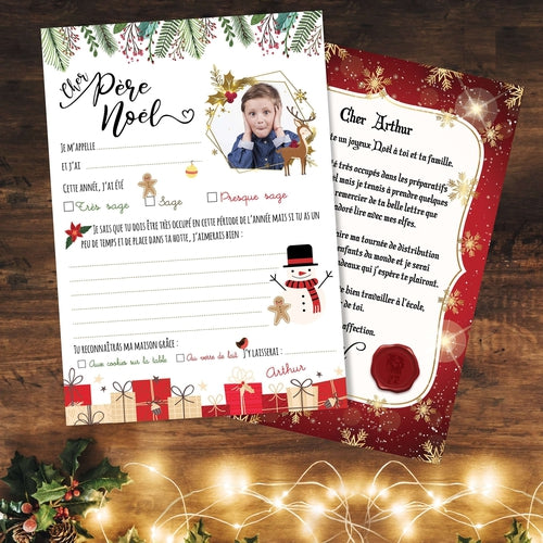 Lettre Au Pere Noel Personnalisee Pour Enfant Omade