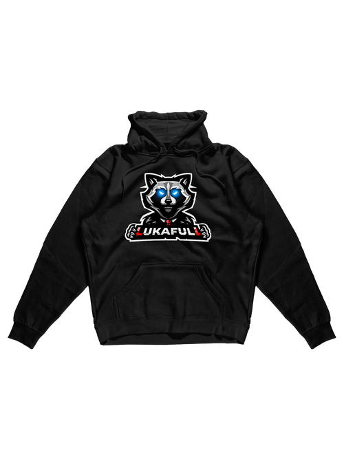 Lukafull Logo Black Hoodie