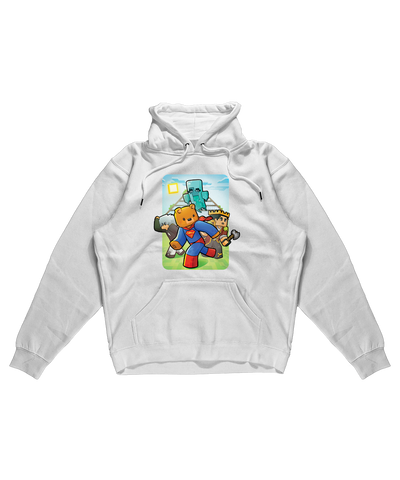 Survival in the Jungle White Hoodie