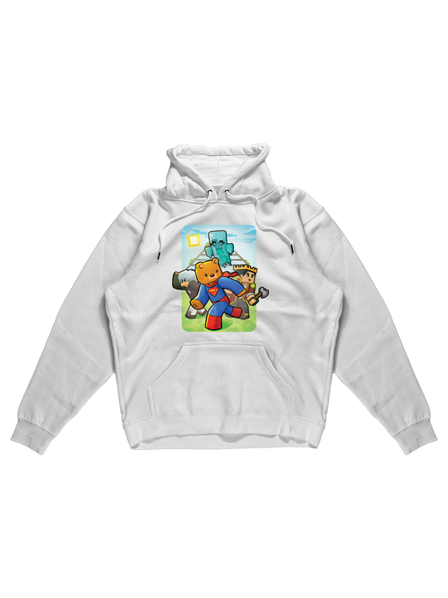 Survival in the Jungle White Hoodie