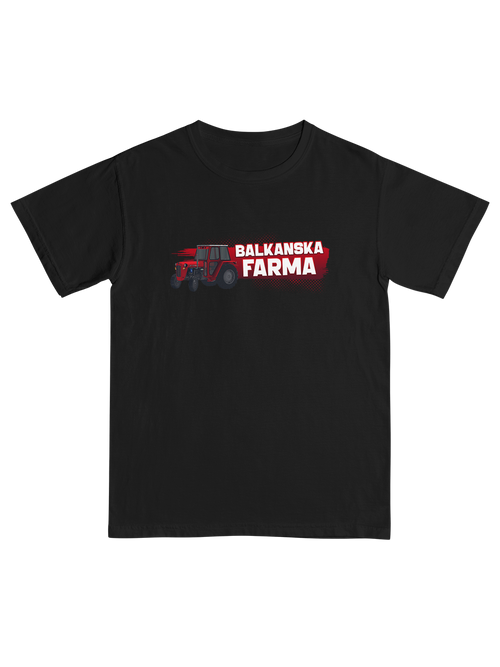 Djura Balkanska Farma Black T-Shirt