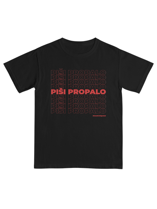 Danči Piši Propalo Black T-Shirt