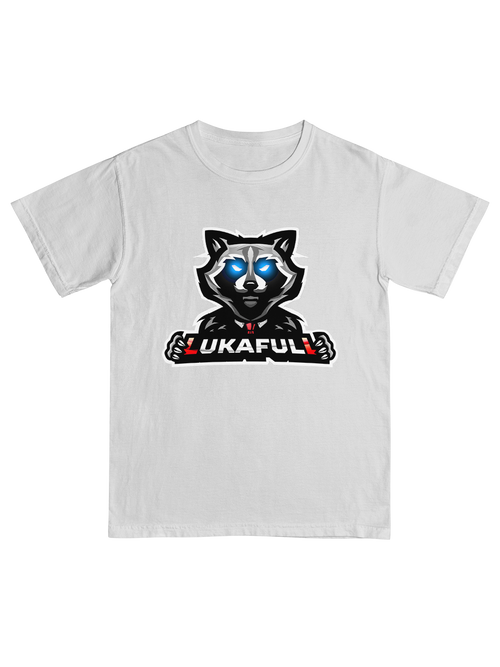 Lukafull Logo White T-Shirt