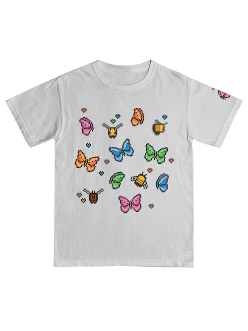 Leptirica Pixel Butterfly Girl T-Shirt