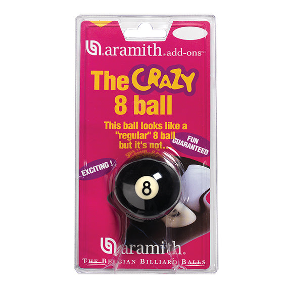 Crazy 8 Ball, Weighted Prank 8 Ball Pool Ball