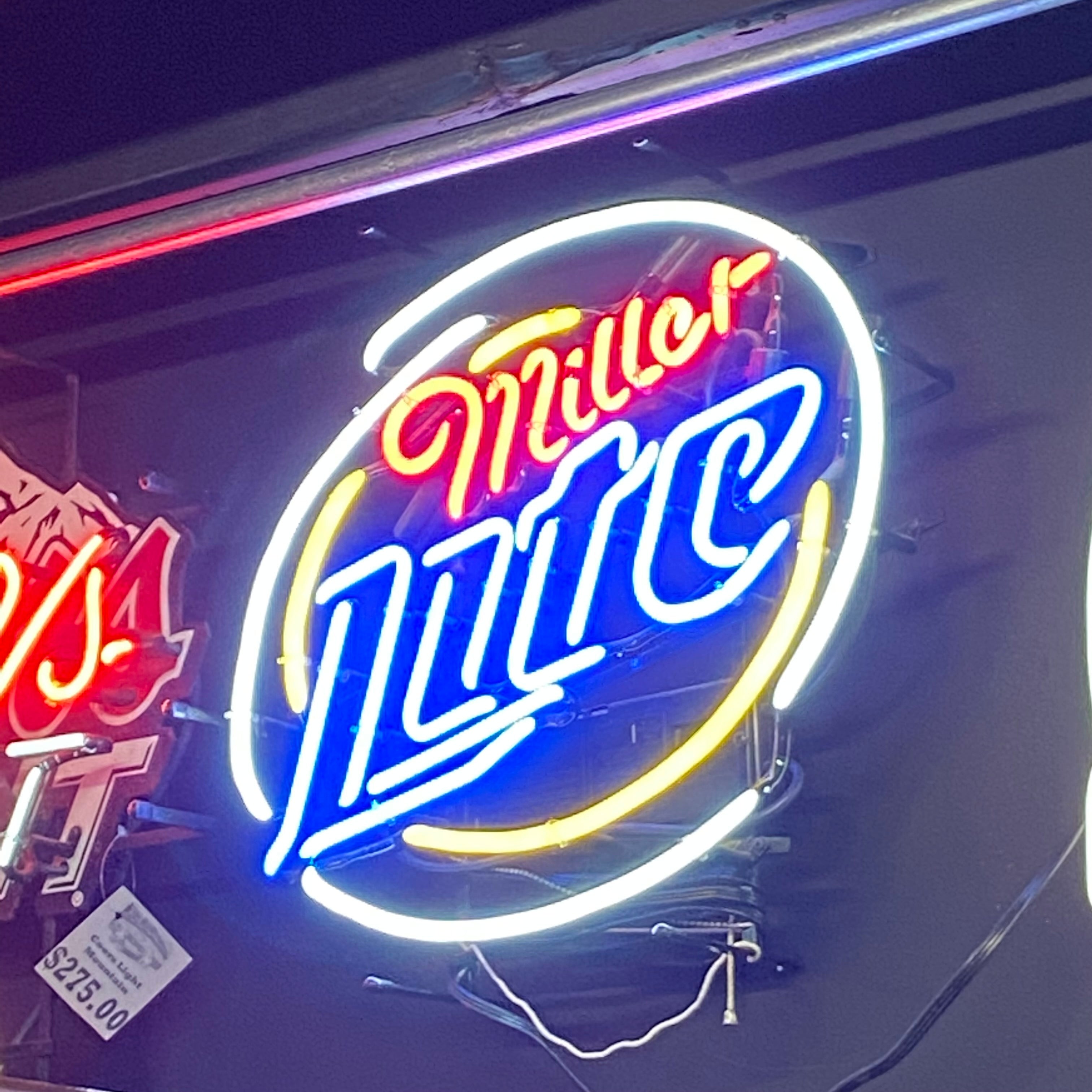 miller neon light