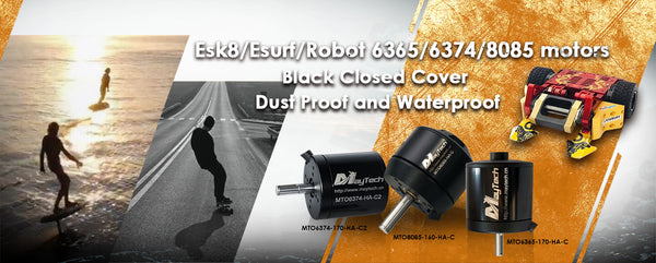 Maytech brushless outrunner motor for electric skateboard 6355/6374/6365.6880/6396 sensored brushless engines