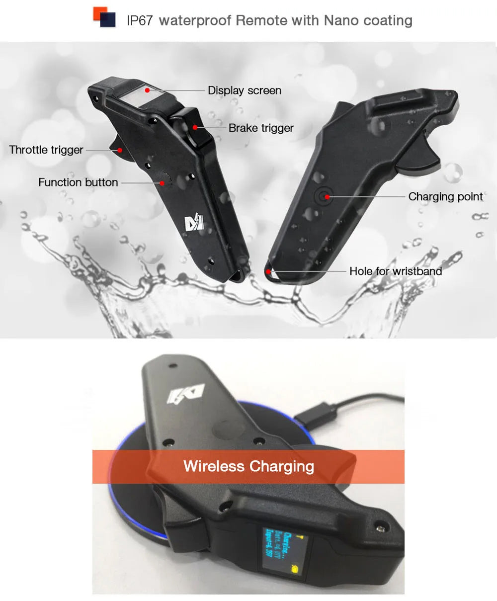 MTSKR1905WF V3.0 Waterproof remote controller for electric surfboard efoil electric hydrofoil board