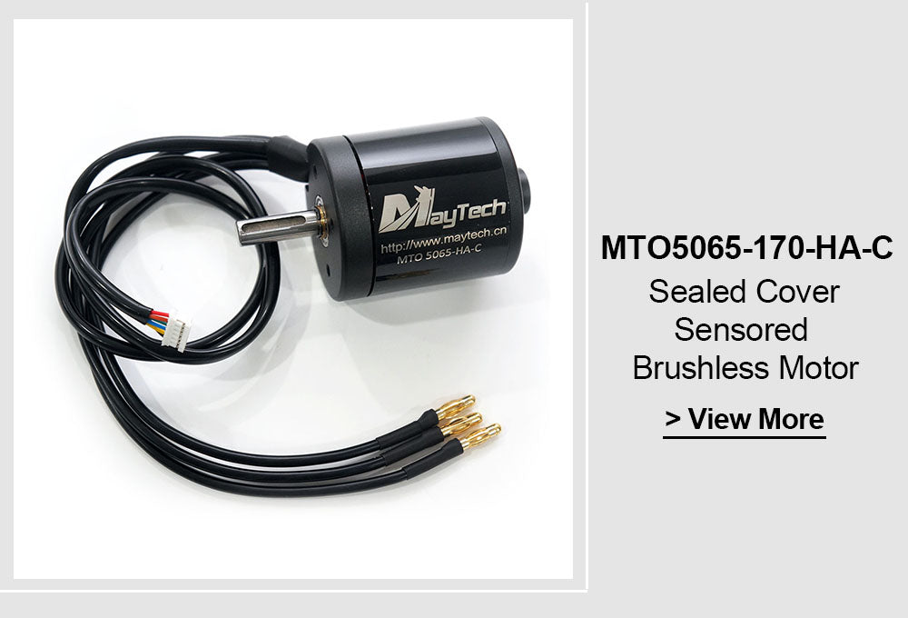Maytech Brushless 5065 70/170/220KV Closed Cover Sensored IP54 Waterproof Motor For Esk8/E-scooter