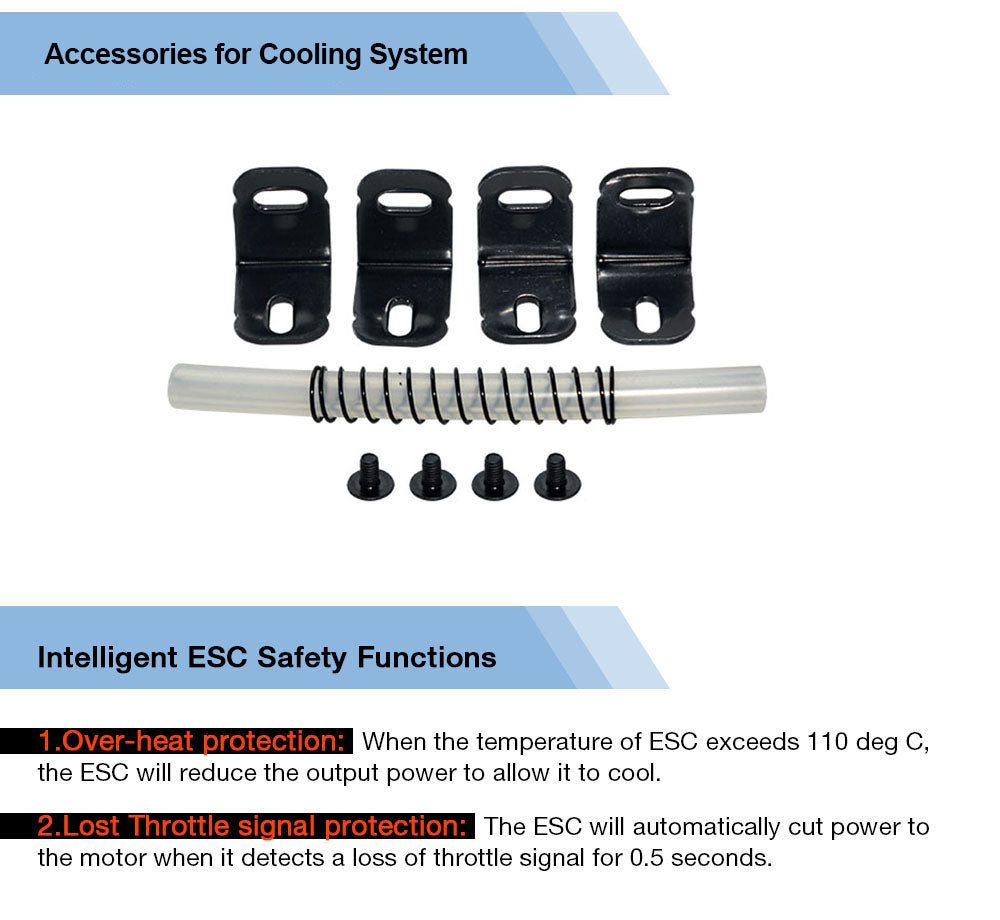 MTSF300A-OPTO Watercooled 300A ESC speed controller for under water scooter drive propulsion system vehicle