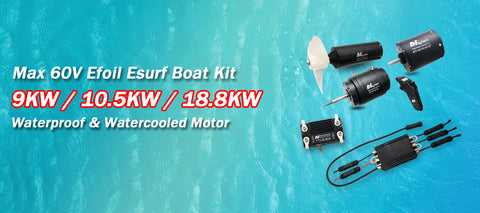 Electric surfboard kit Efoil kit Maytech waterproof motor ESC Remotes antispark switch electric kayak kit electric propulsion system outboard system for water sports