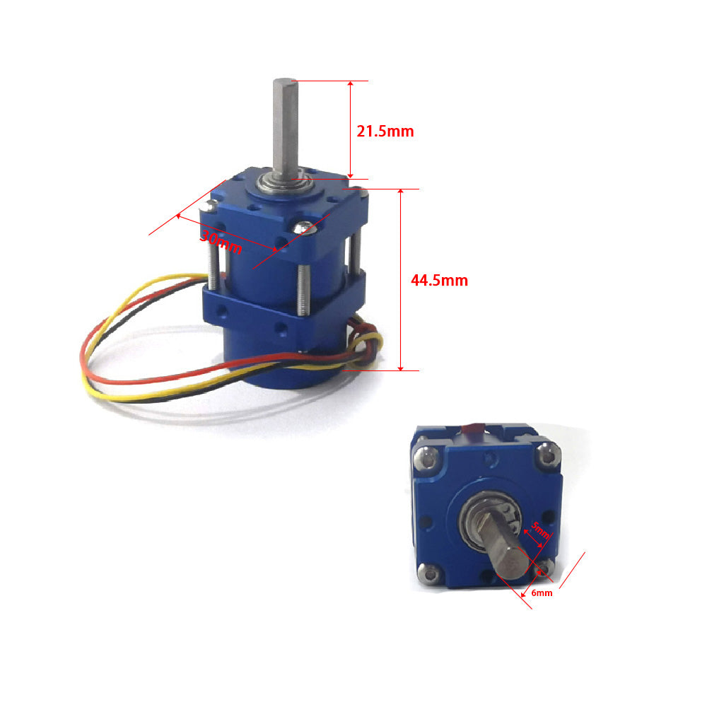 2208 motor with gear reduction 1:19 gear ratio for electric robots, small robot arm, walking robots, mini robot, delivery robots, low rpm low speed application