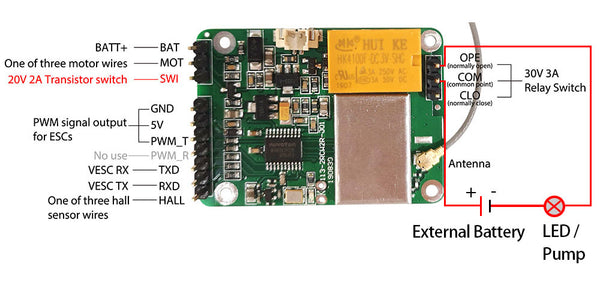 MTSKR2005WF MTSKR20V2WF how to control light with this waterproof control light with relay switch