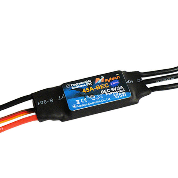 maytech 45A brushless esc for electric flying model 3d flying rc hobby rc airplane/helicopter 5v/3a bec