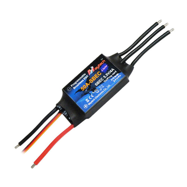 maytech 50A sbec electric speed controller for electric radio control toys rc hobby flight model