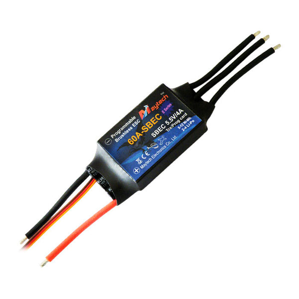 maytech 60A electric speed controller for flying models rc hobby model flight