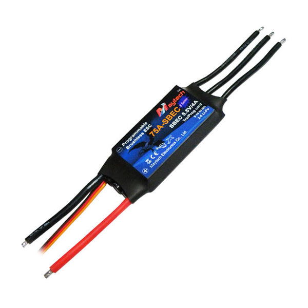 maytech 75a esc for flying model flight model rc hobby rc toys remote control airplane helicopter