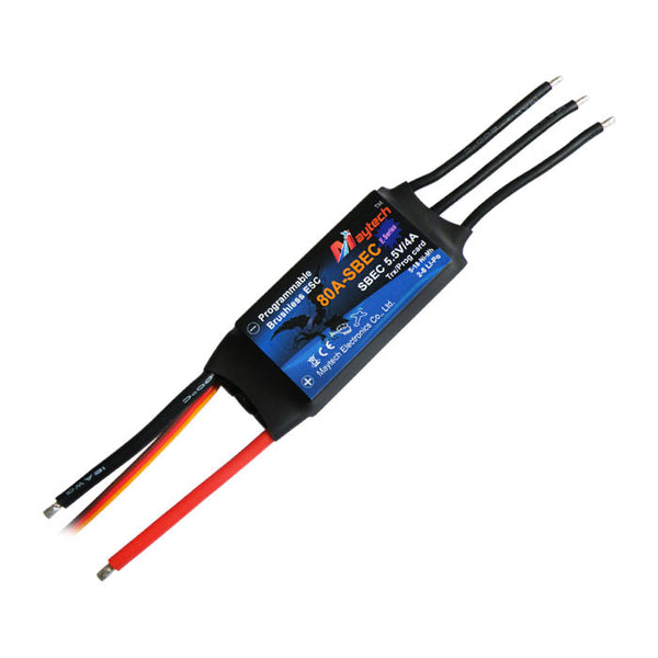 maytech 80A high current SBEC ESC electric speed controller for rc model rc hobby toys airplane helicopter