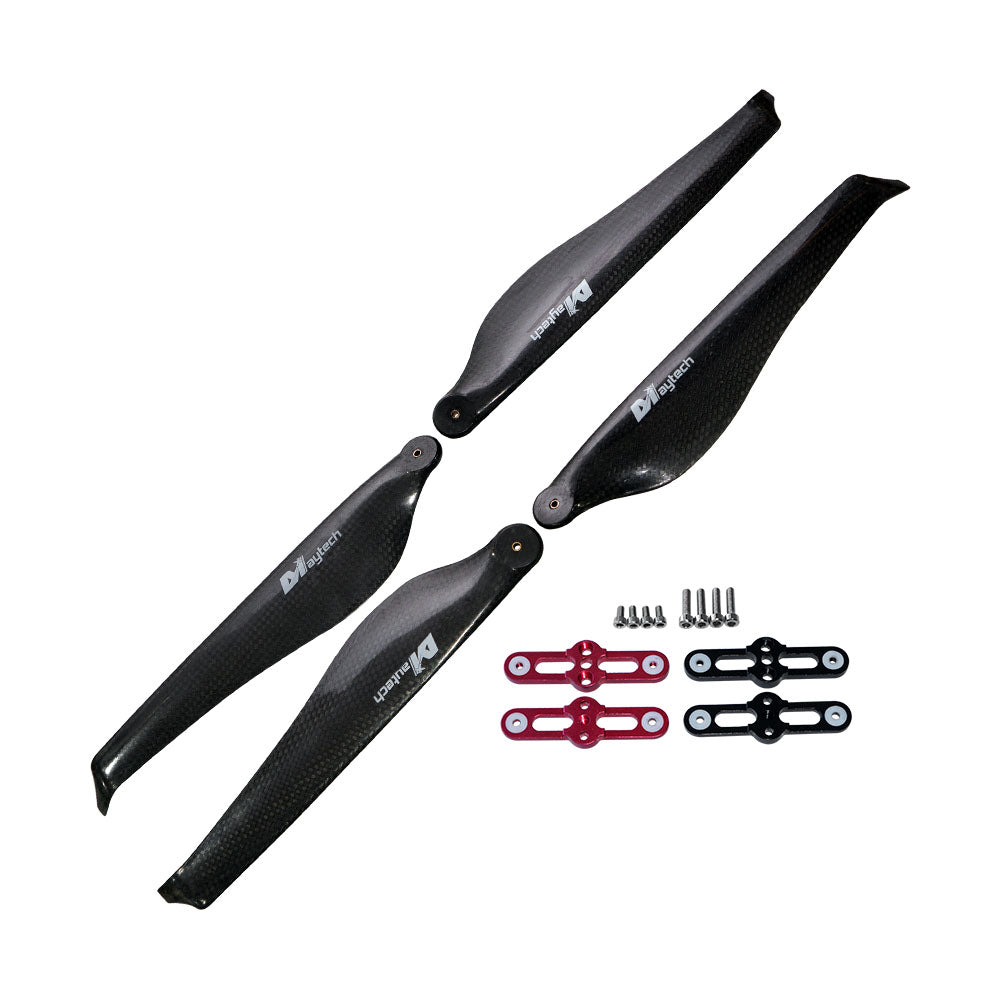 Quite 15‘’ x 5'' Fold Propeller Carbon Fiber Balsa Wood Composite Carbon Prop Lightweight