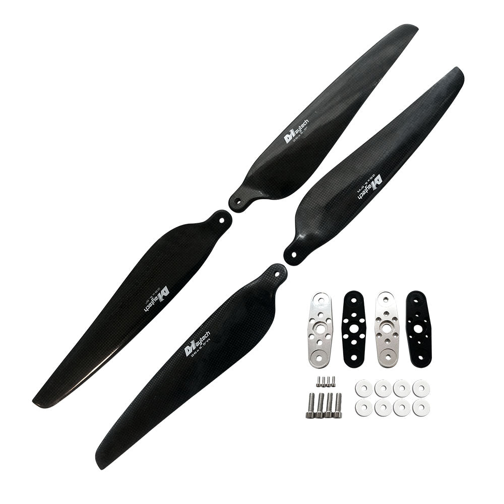 26‘’ x 8.5'' CW CCW T-motor Fold Type Carbon Fiber Propeller Balsa Wood Composite Prop Lightweight