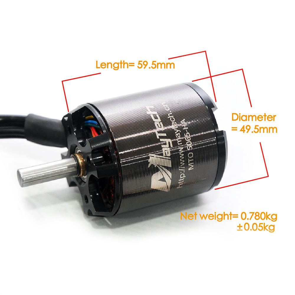 【Spring Sale 20% OFF】Maytech Brushless 5065 70/220KV Open Cover Outrunner Sensored Motor for Esk8/E-bike/Robotics