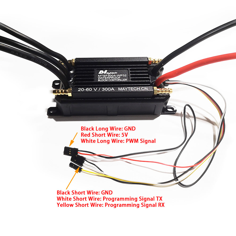 Maytech 300A esc tiny size small size waterproof esc speed controller for electric surfboard efoil foilboard foilsurf