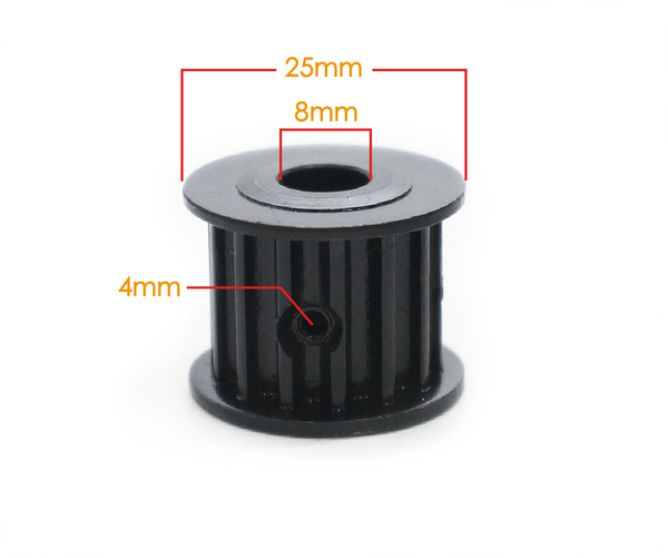 maytech MTSKG2005 motor pulley 5M 14T tooth with 16mm width with 8mm hole diameter for electric skateboard compatible with 8mm shaft motor