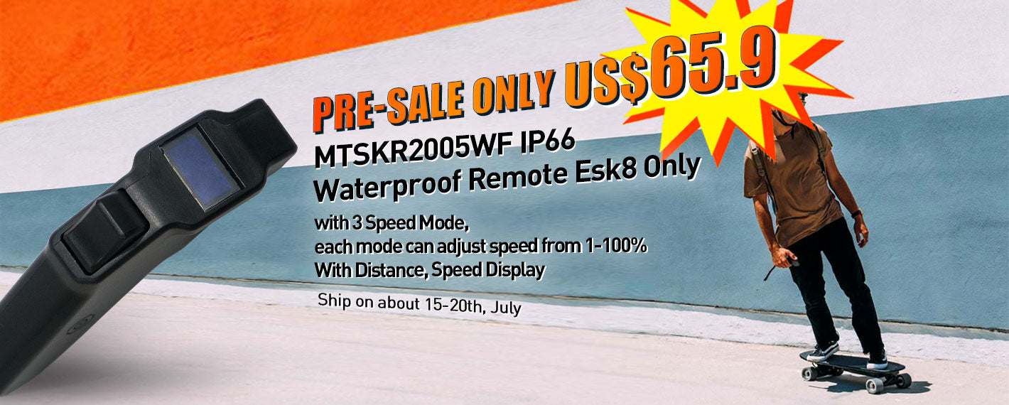 Pre-sale Maytech New Remote for Electric Skateboard MTSKR2005WF V2 Waterproof Hand Remote