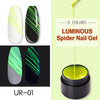 Luminous Spider Nail Gel Set - 6 nos Package