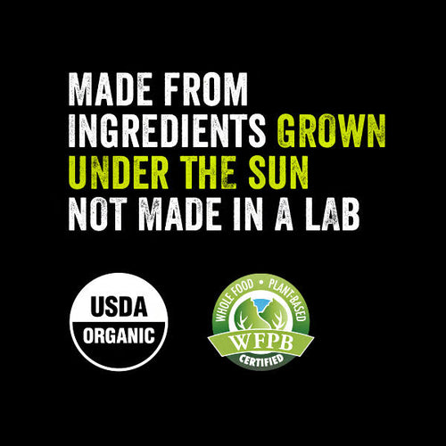 Made from ingredients grown under the sun not made in a lab