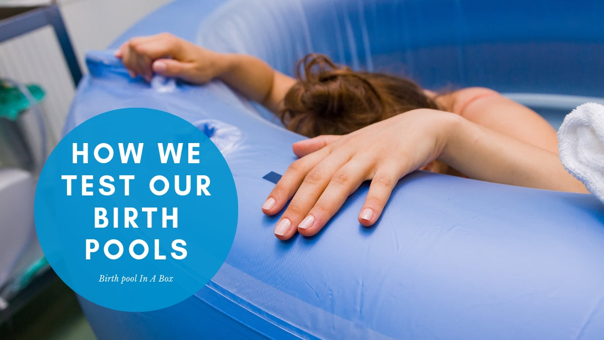 How are birth pools are tested banner