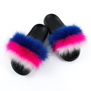 furry slippers for adults